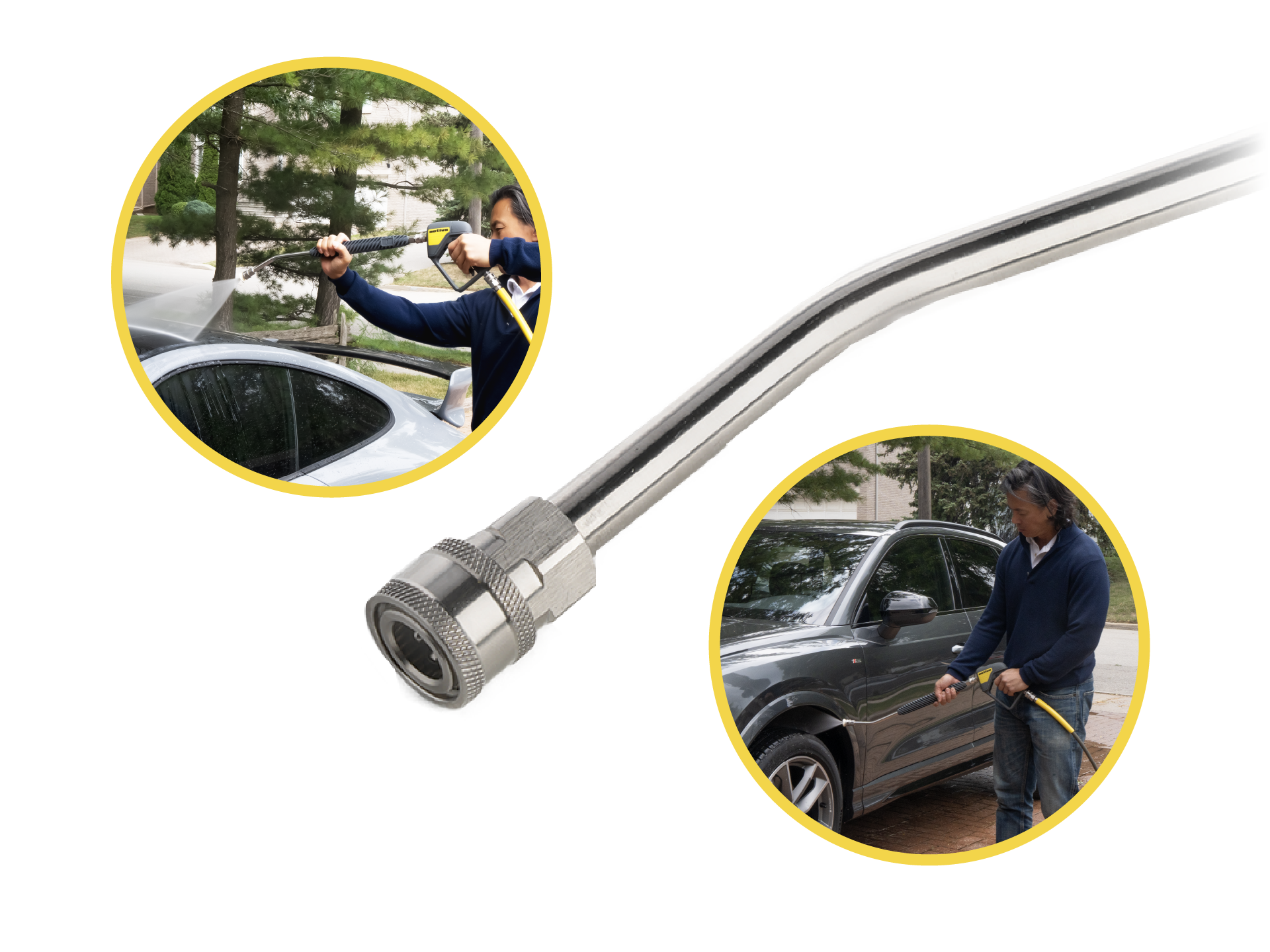 Unique 20° Bent Angle Design